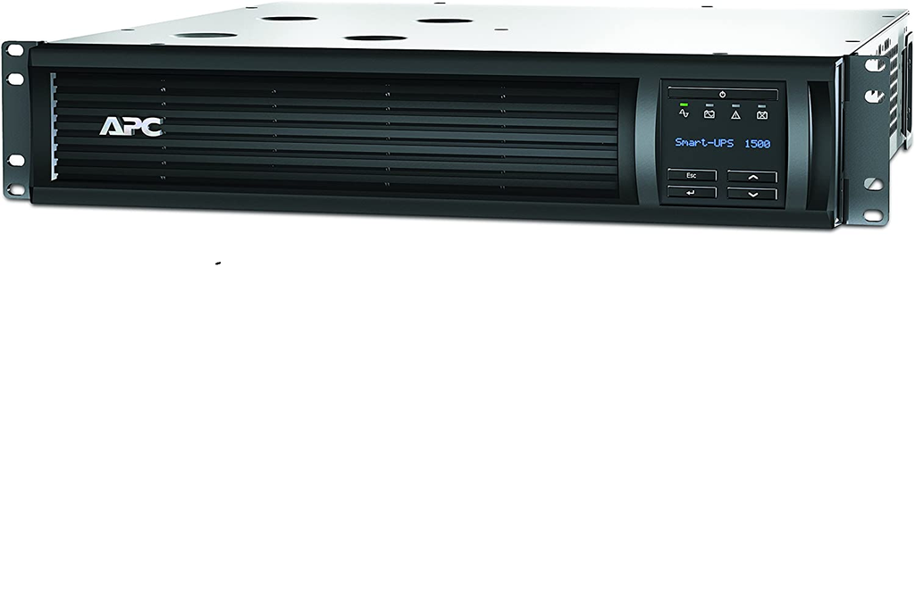 APC 1500VA Smart UPS w/ SmartConnect Rack Mount UPS Battery Backup - Sinewave, AVR, 120V, Line Interactive Uninterruptible Power Supply (SMT1500RM2UC)