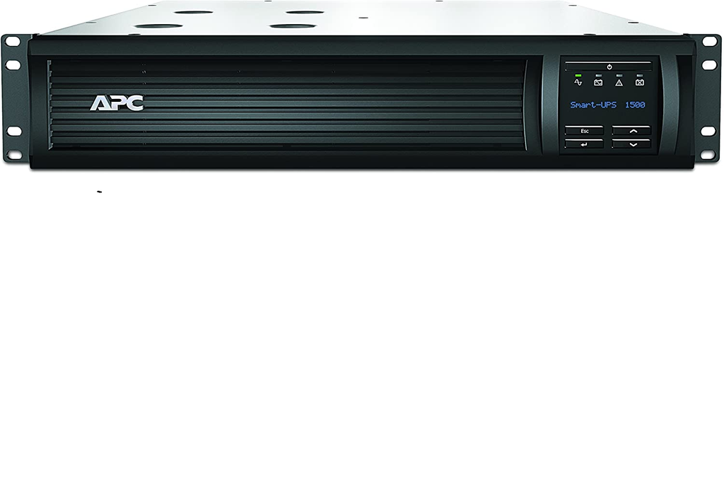 APC 1500VA Smart UPS w/ SmartConnect Rack Mount UPS Battery Backup - Sinewave, AVR, 120V, Line Interactive Uninterruptible Power Supply (SMT1500RM2UC)