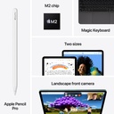 Apple - 11" iPad Air M2 Chip (128GB, Wi-Fi) - Starlight (2024)