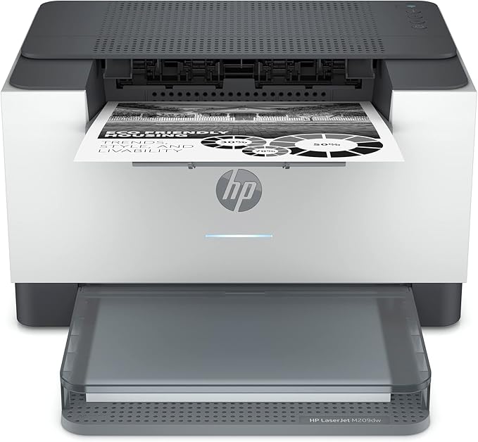 HP LaserJet M209dw Wireless Printer, Print, Fast speeds, Easy setup, Mobile printing,Best-for-small teams