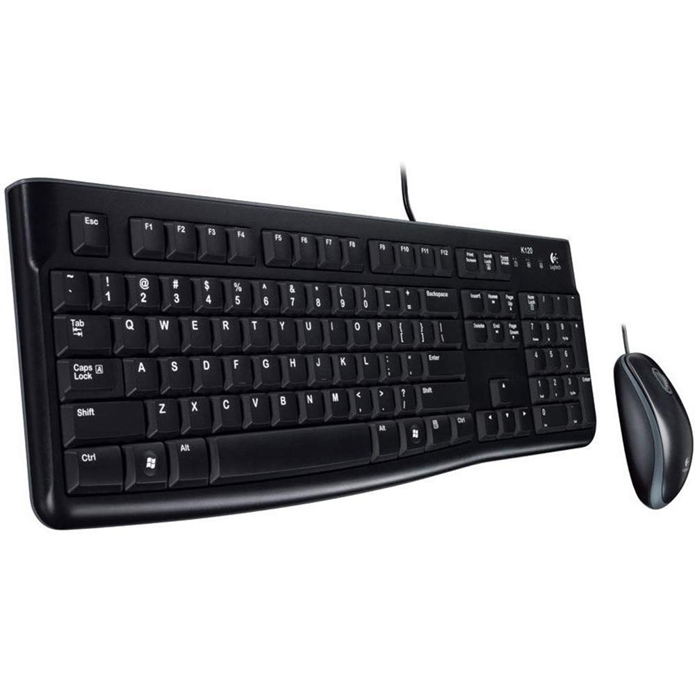 Logitech MK120 Wired USB Keyboard and Mouse